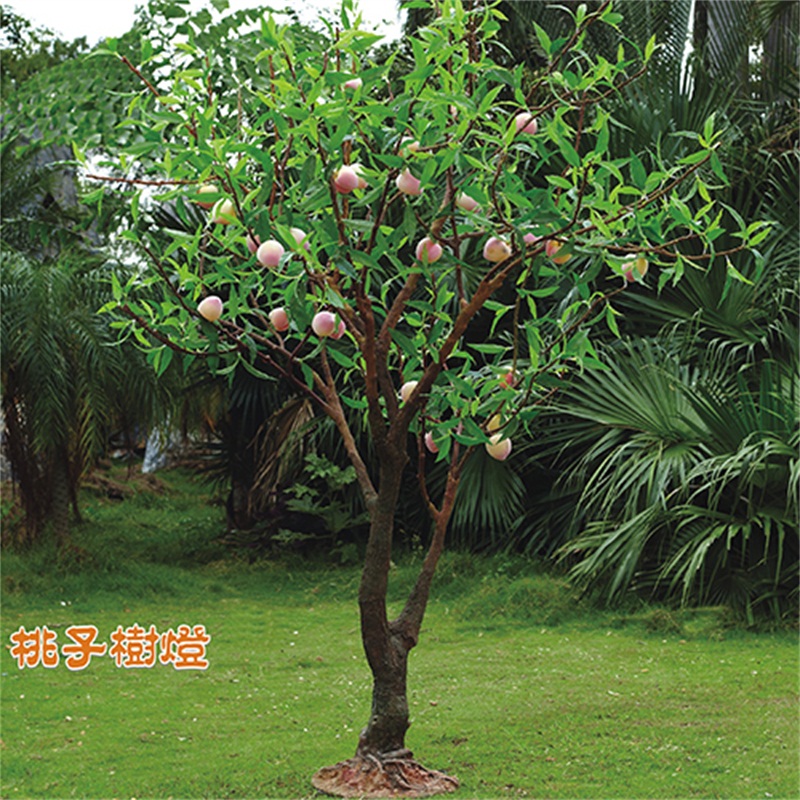 仿真桃子樹燈